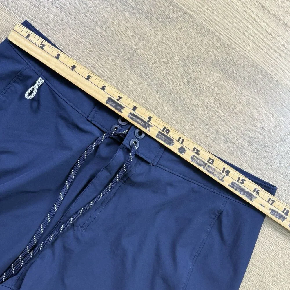 Columbia Shorts Men 34x9 PFG Terminal Tackle Board Shorts Fishing Beach Blue